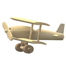 Toy plane 3D Object | FREE Artlantis Objects Download